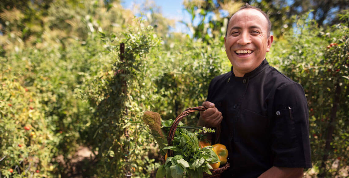 Chef and Owner Ernesto Sourcing Local Seasonal Ingredients For His Napa Valley Restaurant